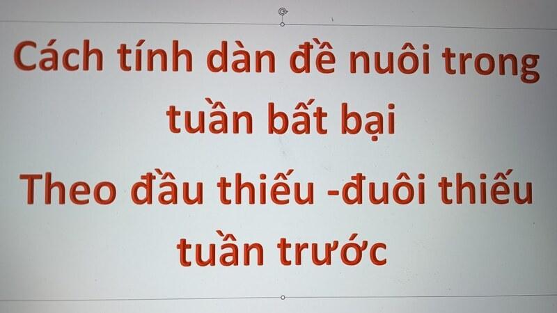 Dàn đề theo đầu luôn là chân ái được nhiều bạc thủ lựa chọn